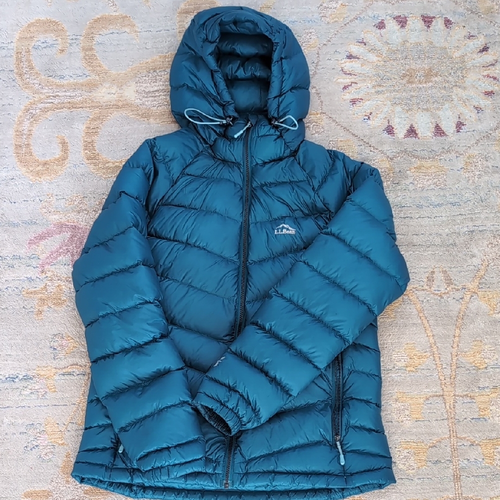 L.L. Bean Teal Blue Puffer Jacket